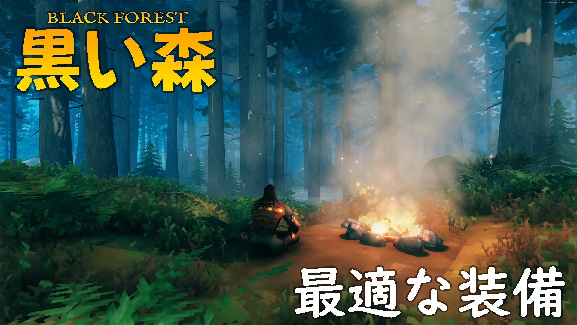 Valheim黒い森に最適な装備